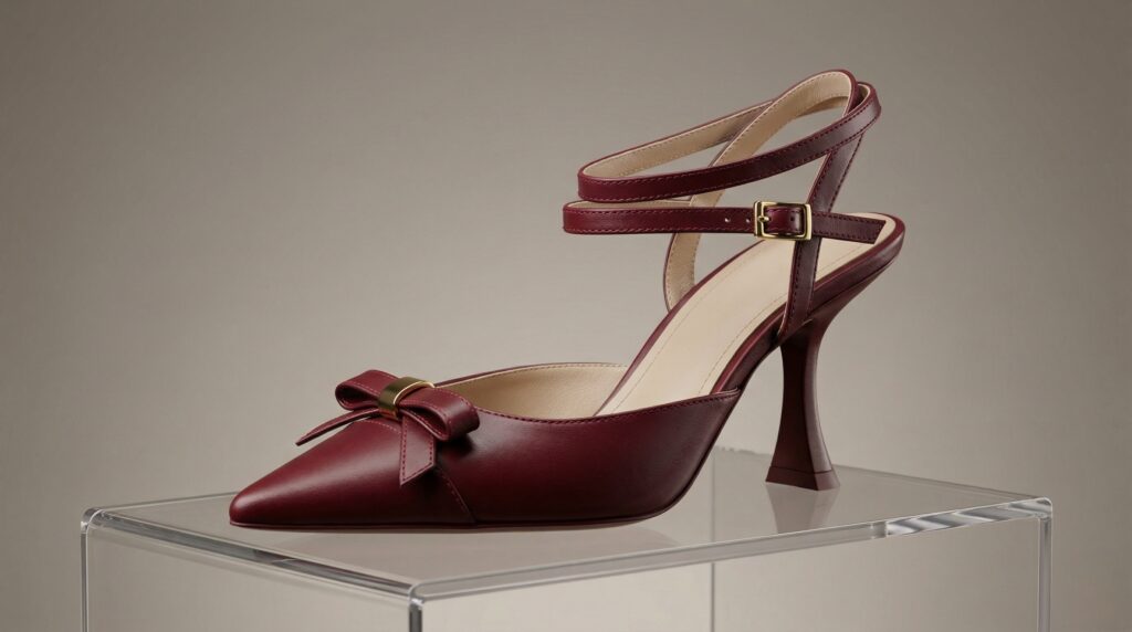 Klasik Arkası Açık Topuklu Ayakkabı